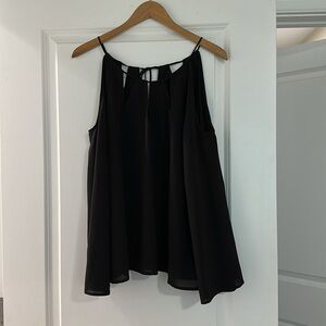 Elegant Black Cold-Shoulder Top